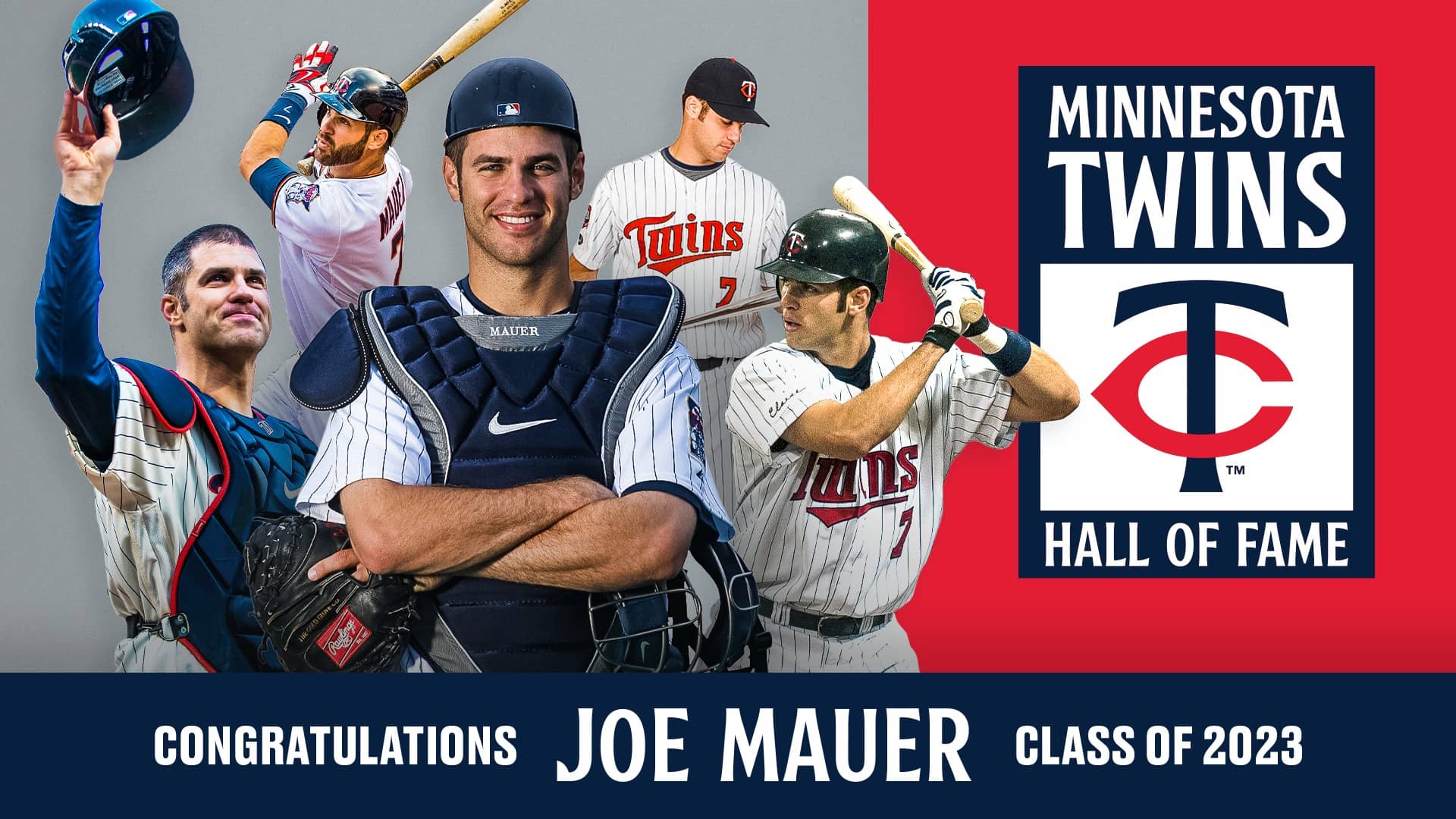 Joe Mauer elected to Twins Hall of Fame