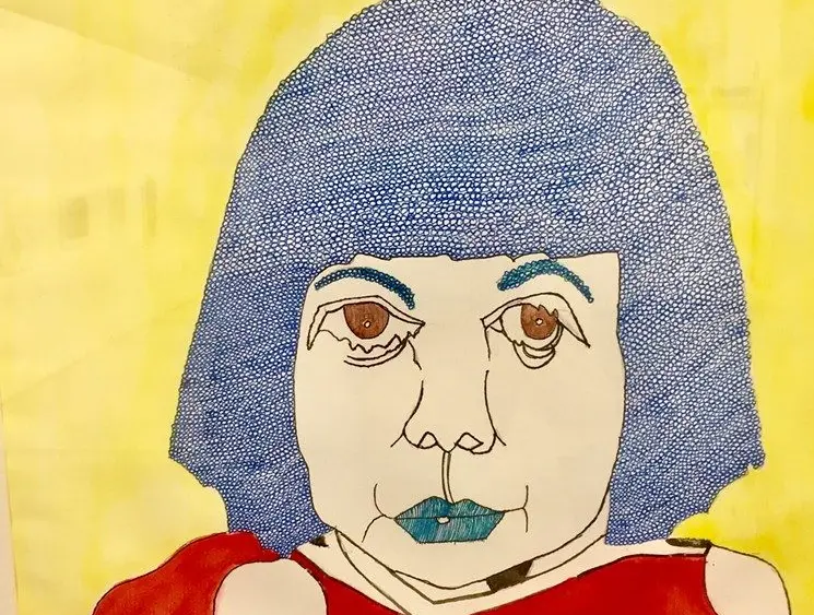 milton_davis_-_portrait_of_yayoi_kusama_2015-16_ink_on_paper_the_main