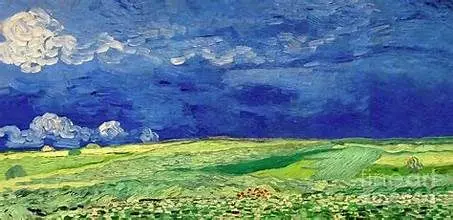 Artwork: Vincent van Gogh – Wheatfield Under Thunderclouds (1890)