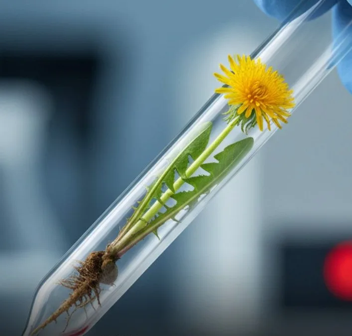 dandelion root extract can kill up to 95% of certain cancer cells