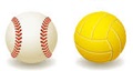 volleyball-and-a-baseball