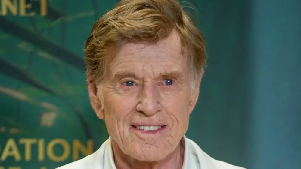 Robert Redford attends the Prince Albert II of Monaco Foundation 2021 awards ceremony at the Grimaldi Forum . Monte-Carlo^ Monaco- October 29 2021