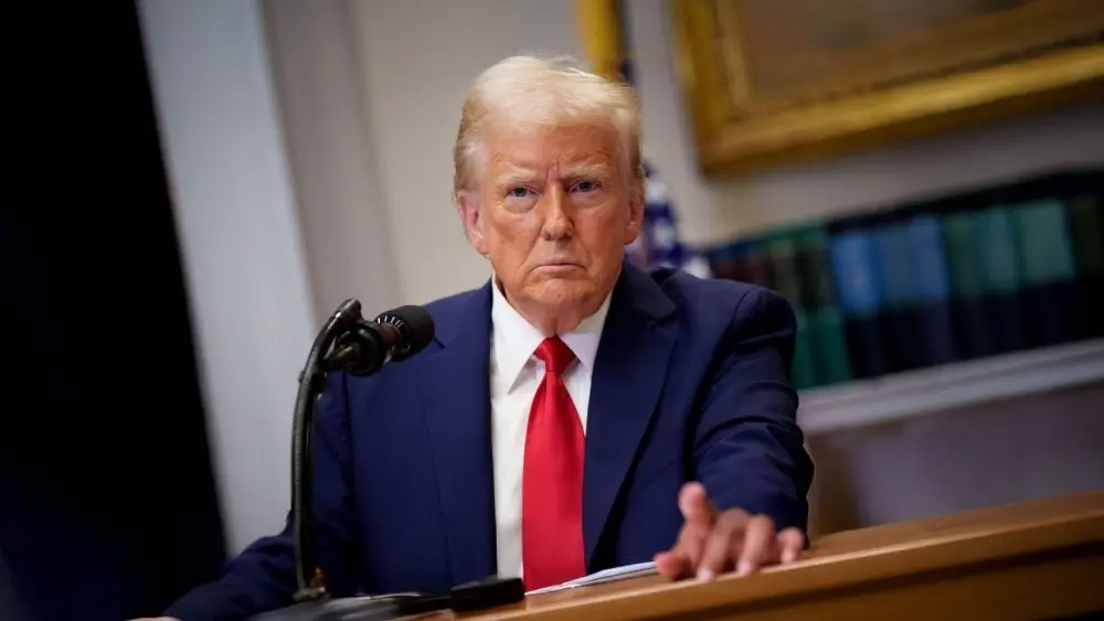 President Trump in the Roosevelt Room^ White House^ Washington^ DC^ Jan 21^ 2025