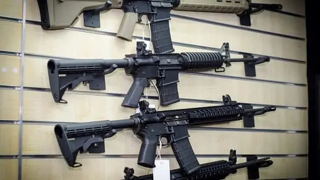 gun-wall-rack-with-rifles