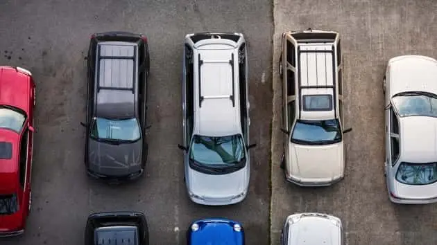 cars-from-above-parked-in-parking-lot
