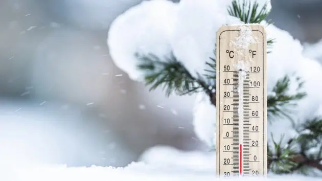 thermometer-in-the-snow-shows-low-temperatures-in-celsius-and-farenhaits-3