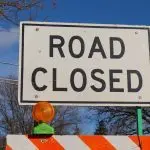 Road Closed Sign