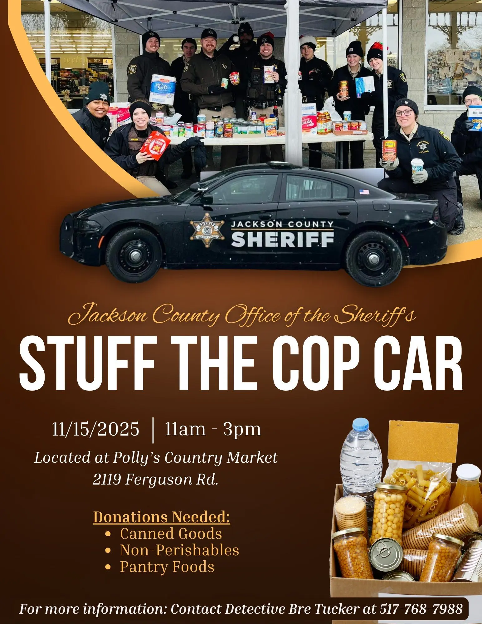 stuff the cop car flyer