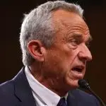 Robert F. Kennedy Jr.^ nominee for Secretary of Health and Human Services^ testifies during his confirmation hearing. WASHINGTON^ DC^ USA – January 29^ 2025