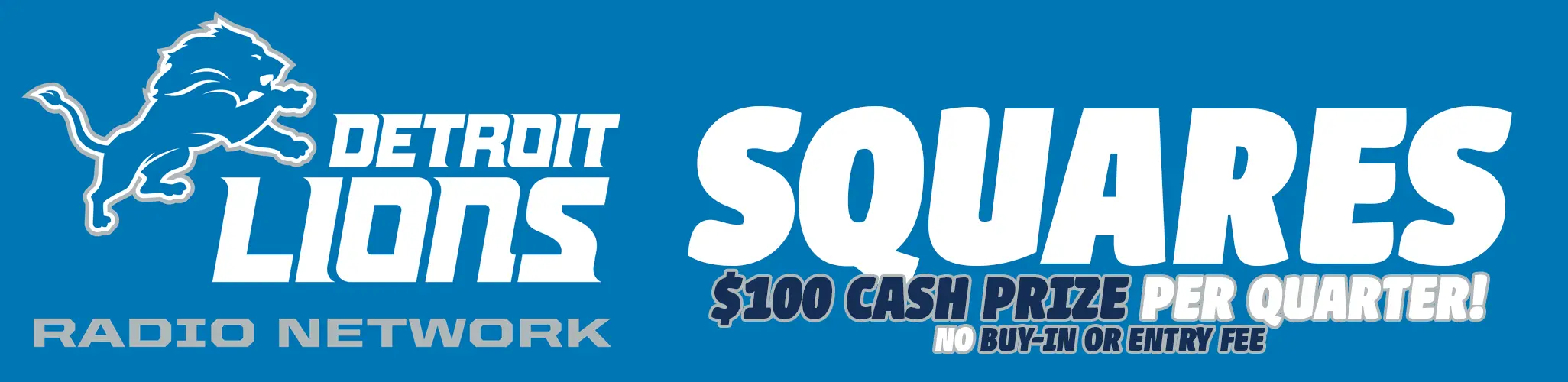 Detroit Lions square header