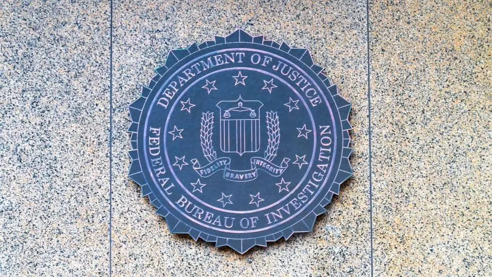 Federal Bureau of Investigation Headquarters^ on Pennsylvania avenue Washington. USA. march 30^ 2025. FBI LOGO