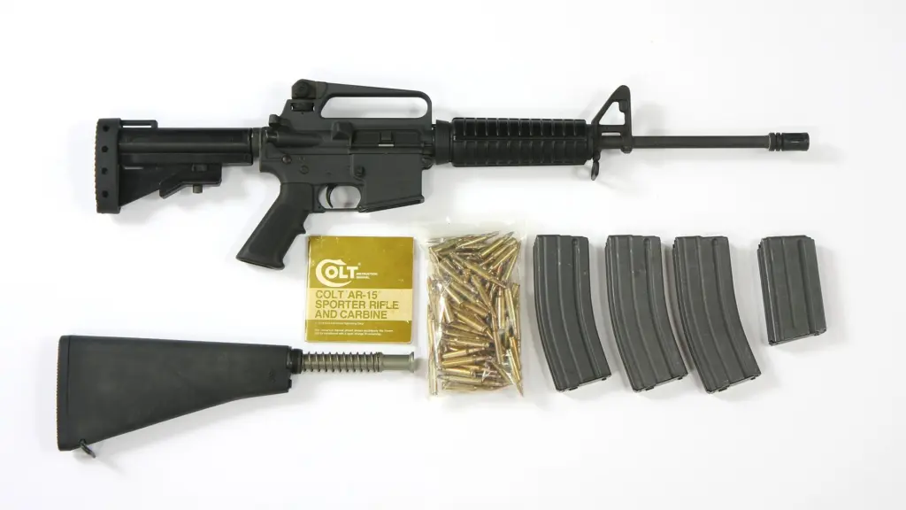 A picture of a Colt AR-15 Sporter Lightweight rifle