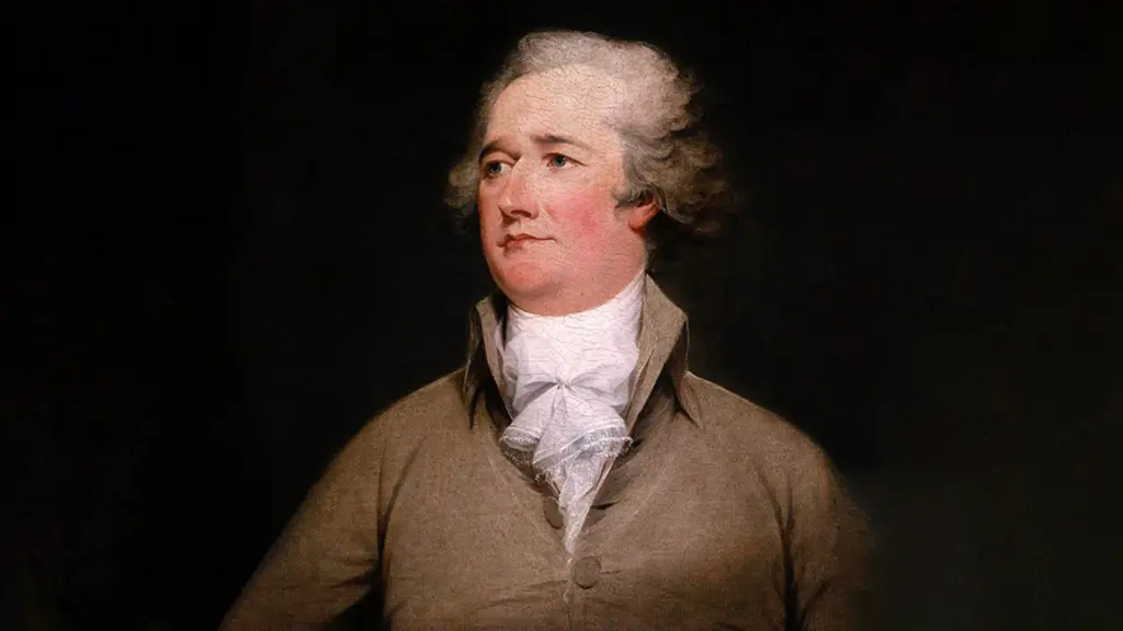 A portrait of Alexander Hamilton