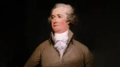 A portrait of Alexander Hamilton