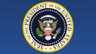 The seal of the President of the United States