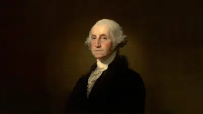 A portrait of George Washington