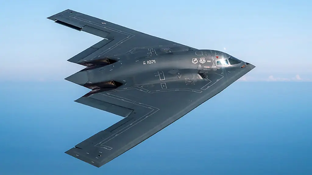 An image of the Northrop B-2 Spirit in flight