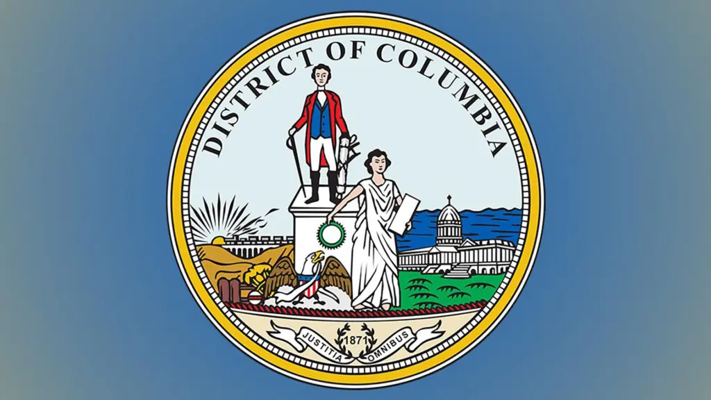 The seal of Wahsington DC