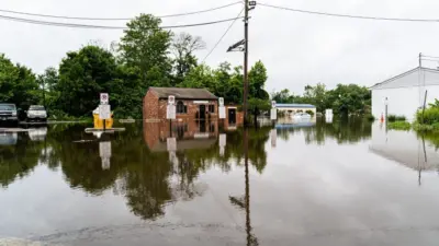 Flooding in Mount Holly NJ: Mount Holly^ NJ / USA June 20 2019