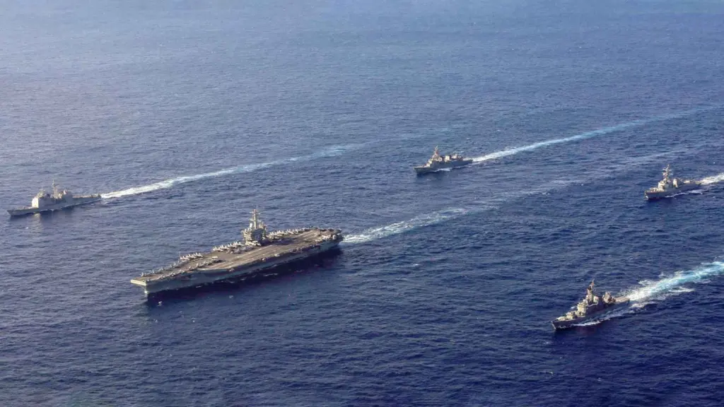 US Navy Strike Group