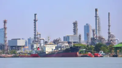 Iran closes the Strait of Hormuz^ through which about 20% of its oil and gas passes:Use for website banner background^backdrop Iran 27 Feb 2026