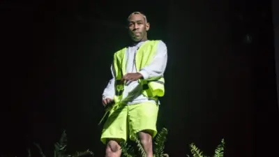 Tyler^ the Creator in concert at The Armory in San Francisco^ CA SAN FRANCISO^ CA - JANUARY 29^ 2018