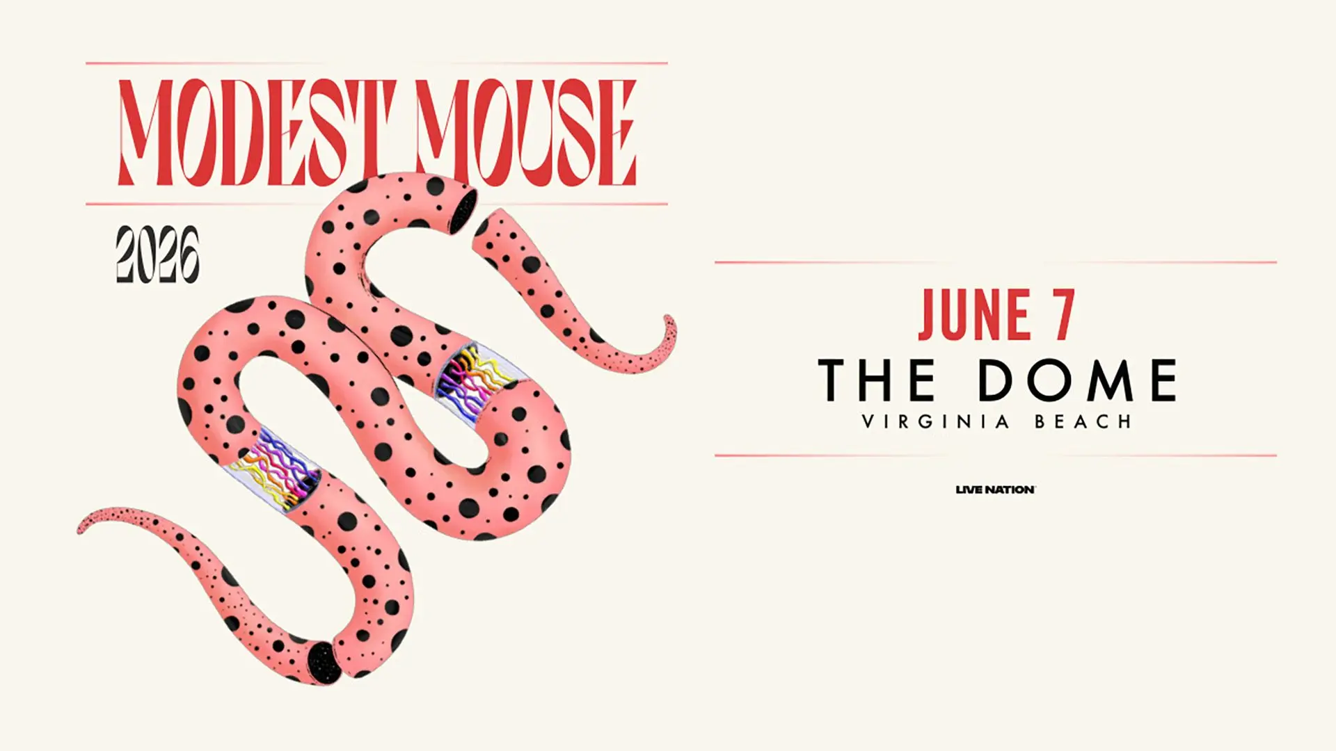 Modest Mouse 2026 Tour art