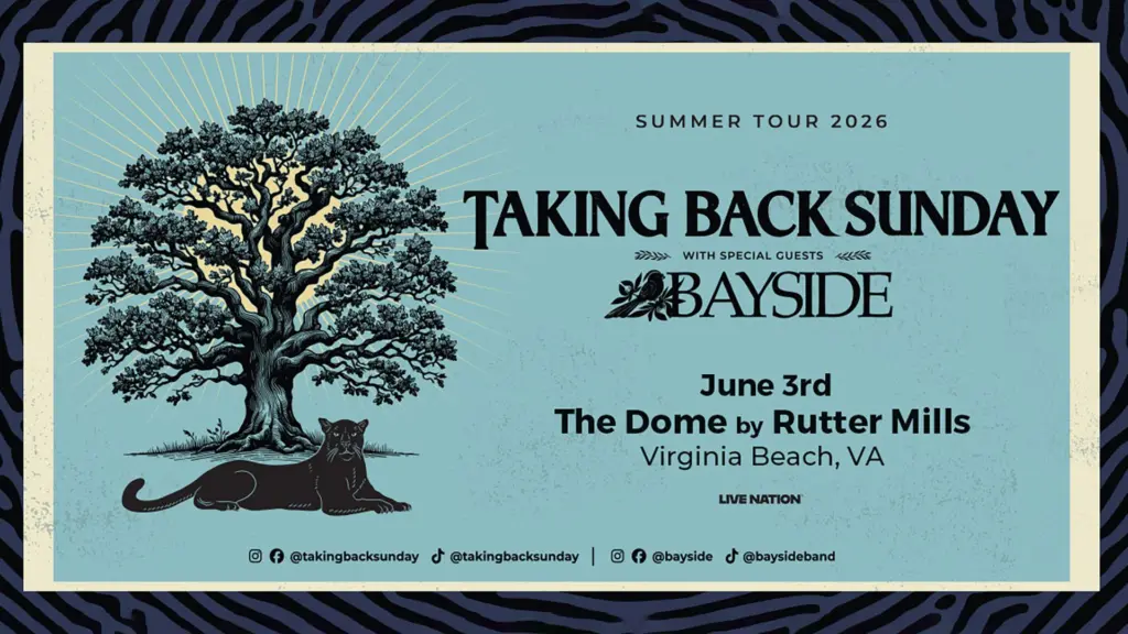 Taking Back Sunday tour art