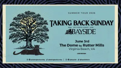 Taking Back Sunday tour art