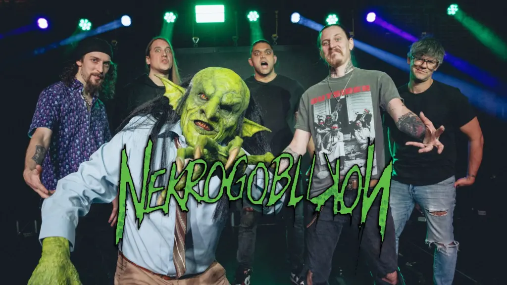 A graphic promoting Nekrogoblikon at the NorVa