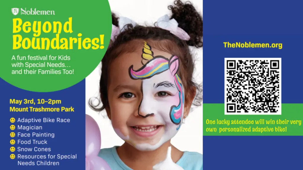 image promoting Beyond Boundaries Festival at Mount Trashmore on May 3rd from 10 AM - 2 PM