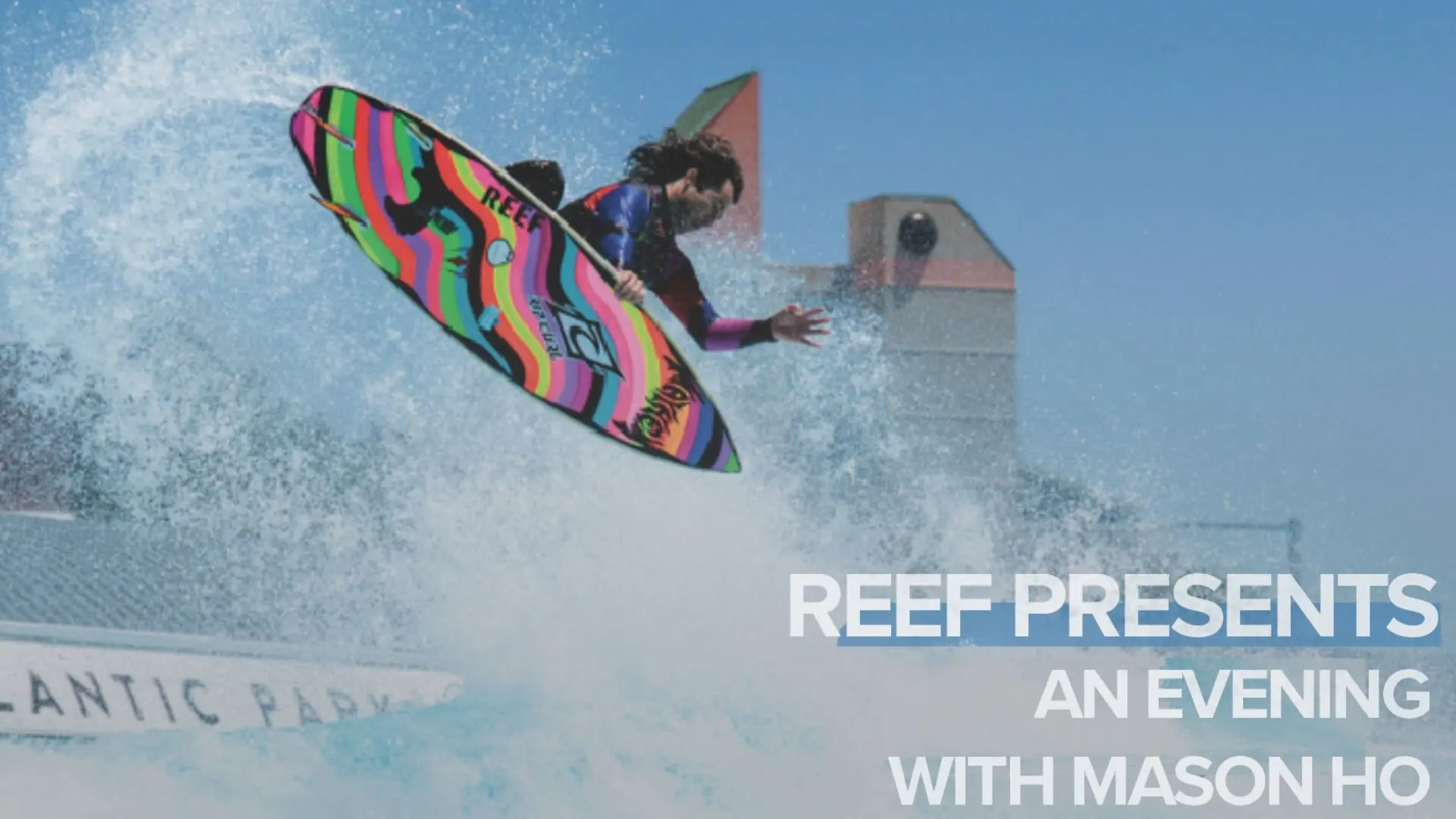 Image promoting On July 16th at 7 PM, the Reef team and the legendary Mason Ho are taking over for the exclusive premiere of CAVEHEART.