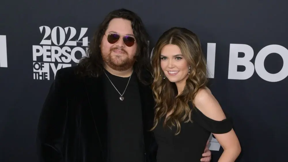 Wolfgang Van Halen and wife Andraia Allsop at the MusiCares Person of the Year Gala. LOS ANGELES^ USA. February 02^ 2024: Wolfgang Van Halen and Andraia Allsop at the MusiCares Person of the Year Gala. February 02^ 2024