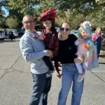Emily & the family at Trunk or Treat!
