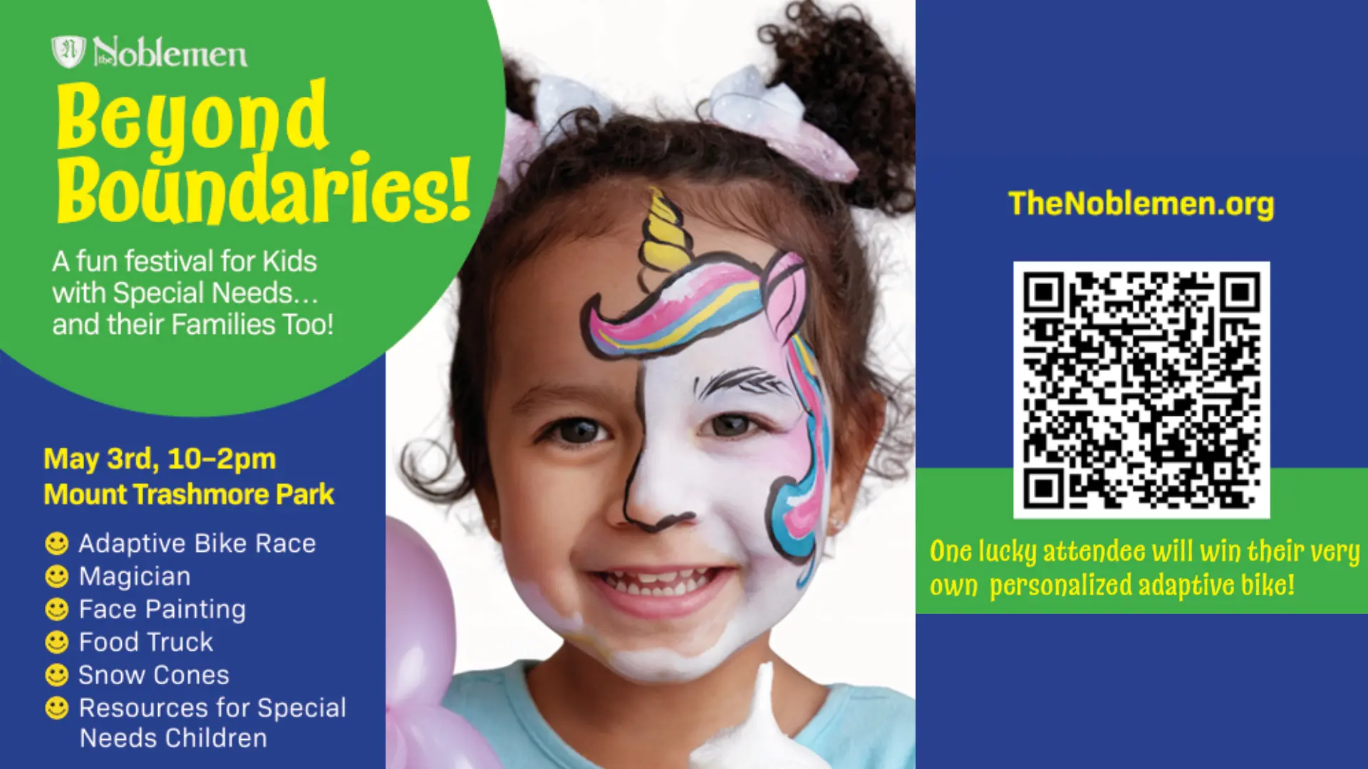 image promoting Beyond Boundaries Festival at Mount Trashmore on May 3rd from 10 AM - 2 PM