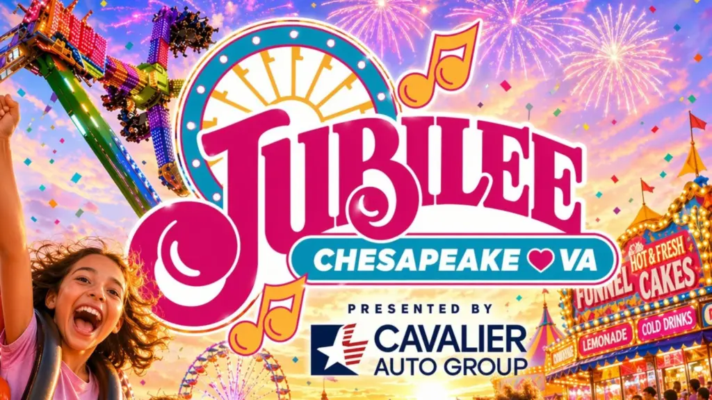 Image Promoting The Chesapeake Jubilee, presented by Cavalier Auto Group, returns May 14th through May 17th