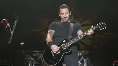 Sully Erna performs with Godsmack at the inaugural Las Rageous music festival in Las Vegas. Las Vegas^ NV/USA – 4/21/17