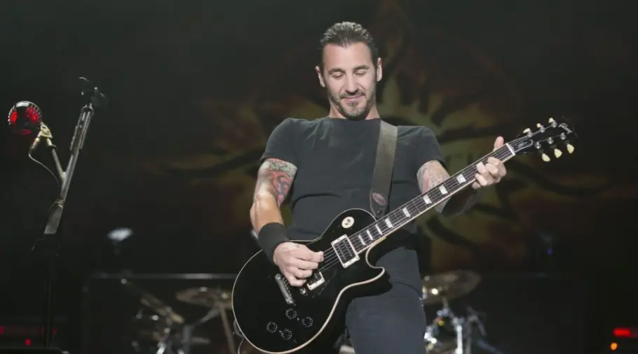 Sully Erna performs with Godsmack at the inaugural Las Rageous music festival in Las Vegas. Las Vegas^ NV/USA – 4/21/17