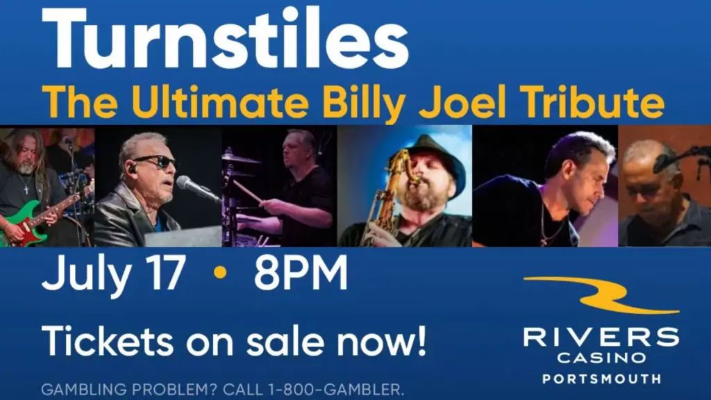 Image promoting Turnstiles at Rivers Casino on July 17 at 8 PM