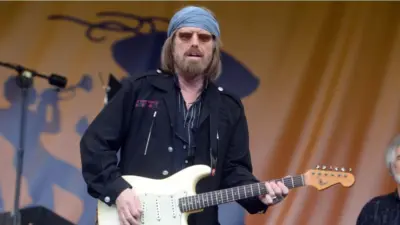 Tom Petty and the Heartbreakers perform at the 2017 New Orleans Jazz and Heritage Festival. New Orleans^ Louisiana - April 30^ 2017
