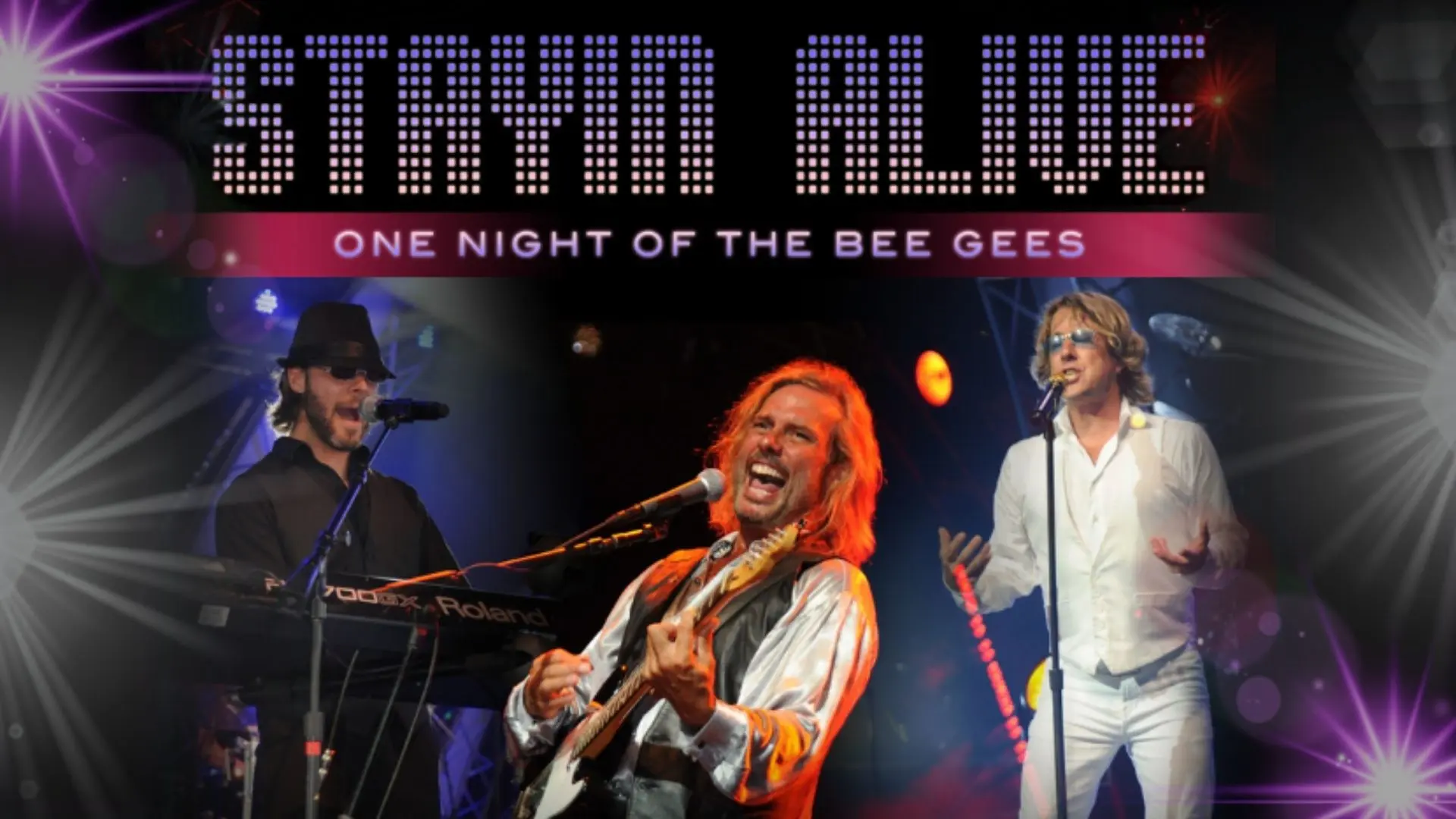 Image promoting Stayin’ Alive – One Night of the Bee Gees