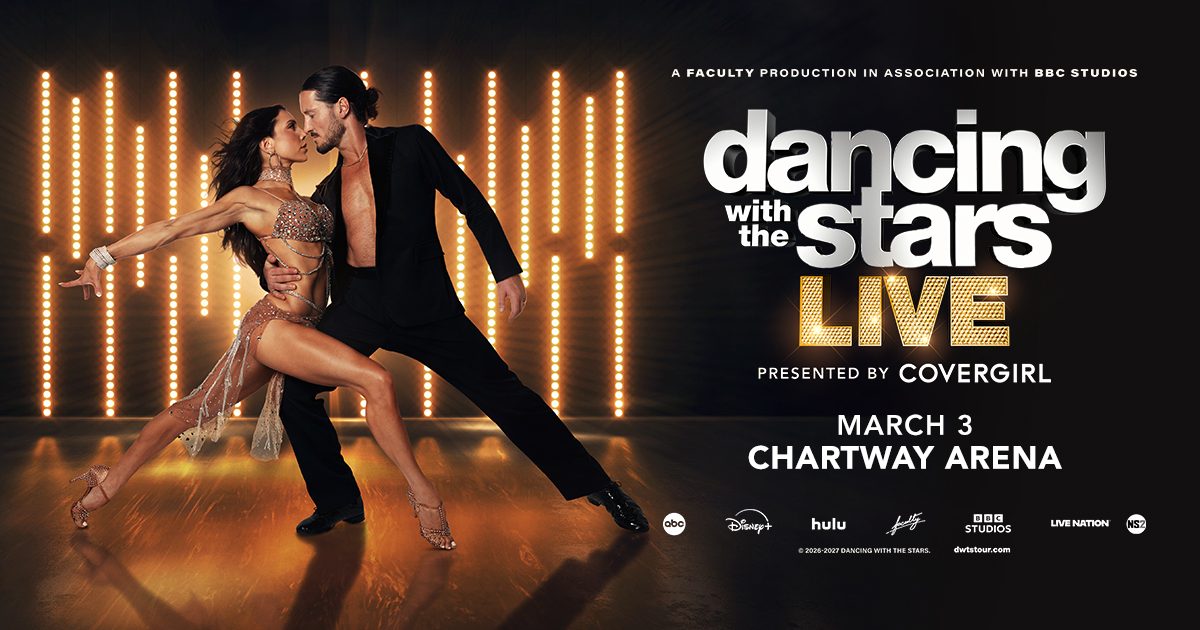 Image promoting Dancing with the Stars: Live! – 2027 Tour is coming to Chartway Arena in Norfolk on 3/3/2027