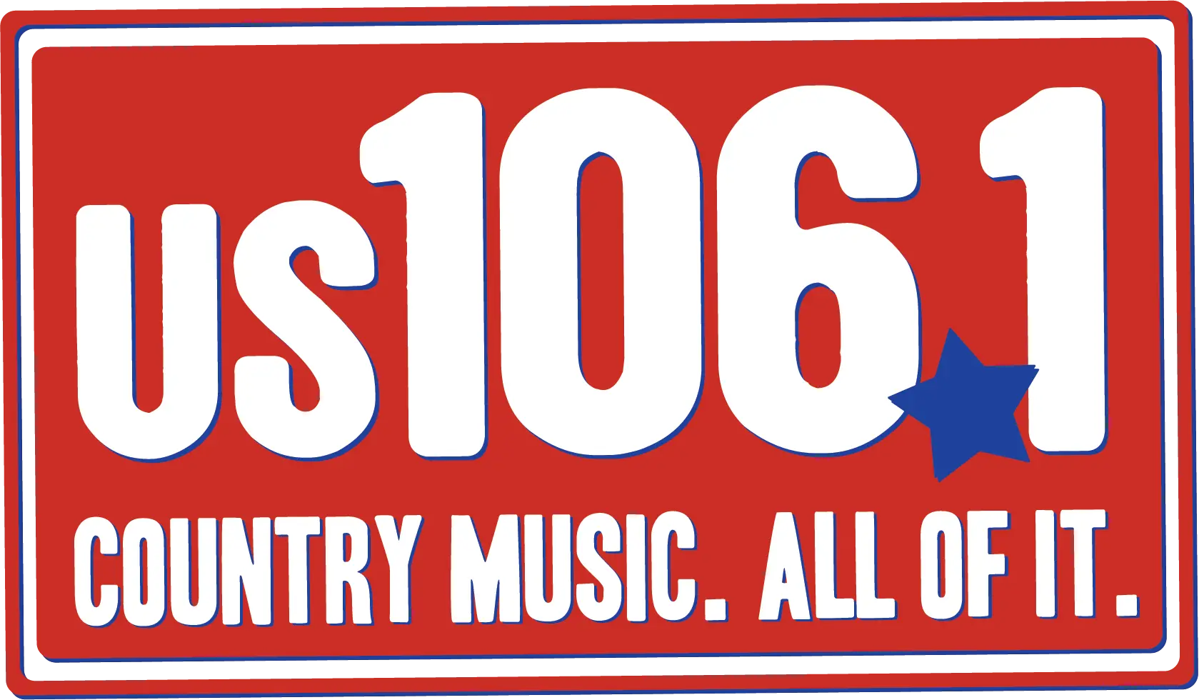 The 2026 version of the US106.1 logo