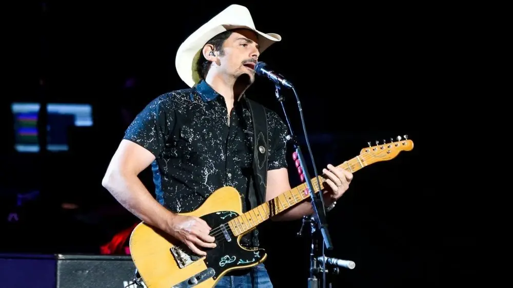 Brad Paisley performs in concert at Northwell Health at Jones Beach on August 30^ 2019 in Wantagh^ New York.