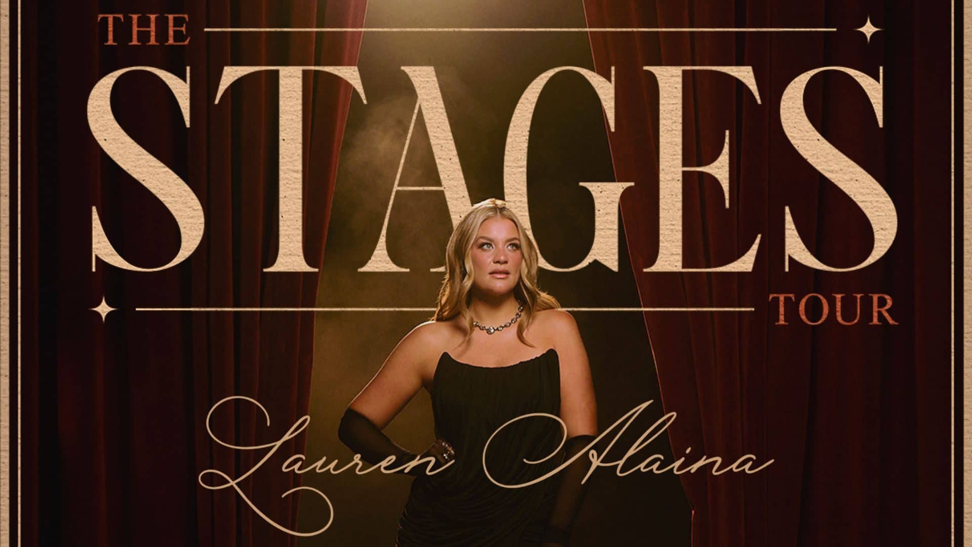 Image promoting The Stages Tour with Lauren Alaina coming to the NorVa on October 8th.