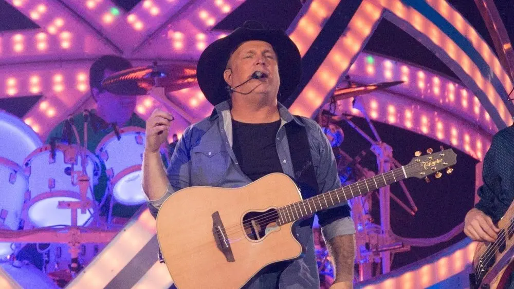 Garth Brooks performs before a sold out crowd at the Sleep Train Arena in Sacramento^ CA. Sacramento^ CA/USA - 3/27/2015