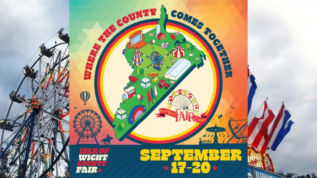 Image promoting the Isle of Wight County Fair on September 17-20