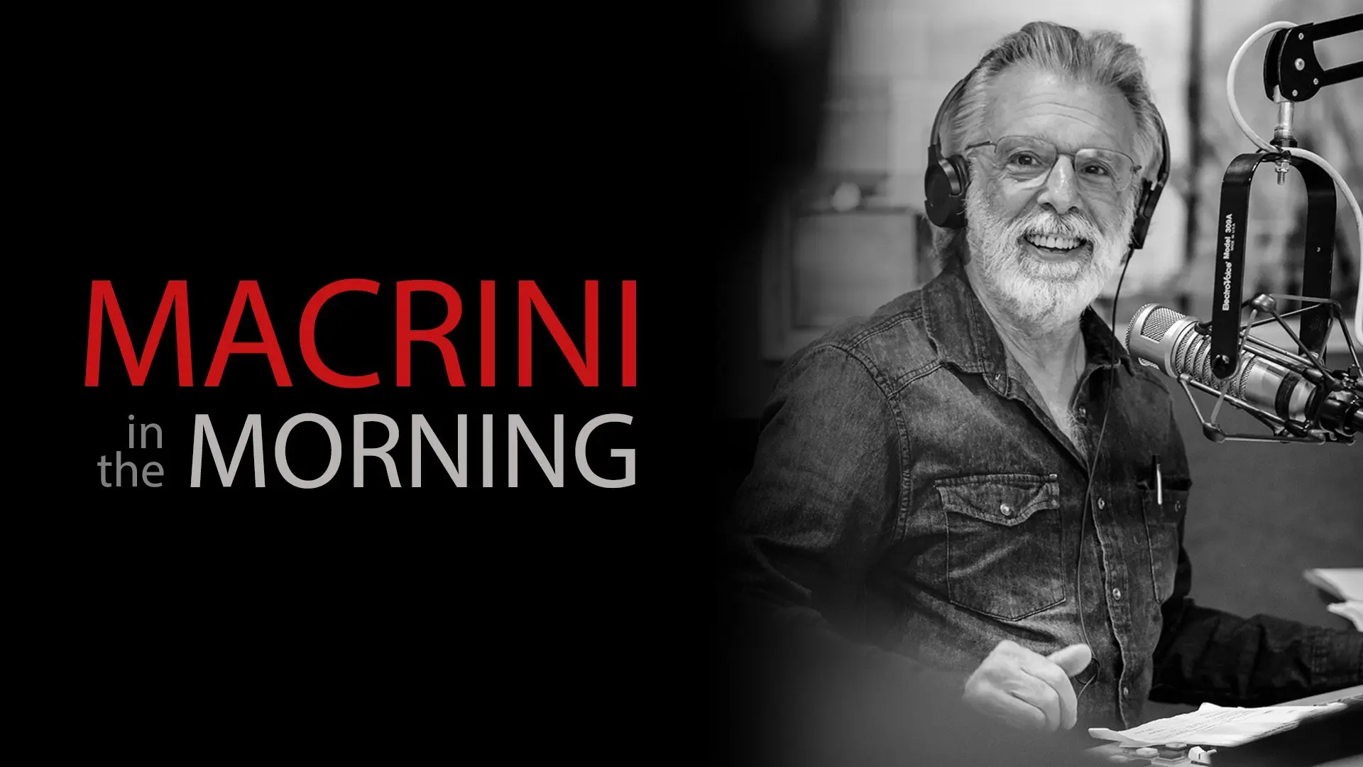 A graphic for Macrini in the Morning