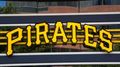 Pittsburgh Pirates sign at PNC Park is the home of Major League Baseball's sports team Pittsburgh Pirates.
