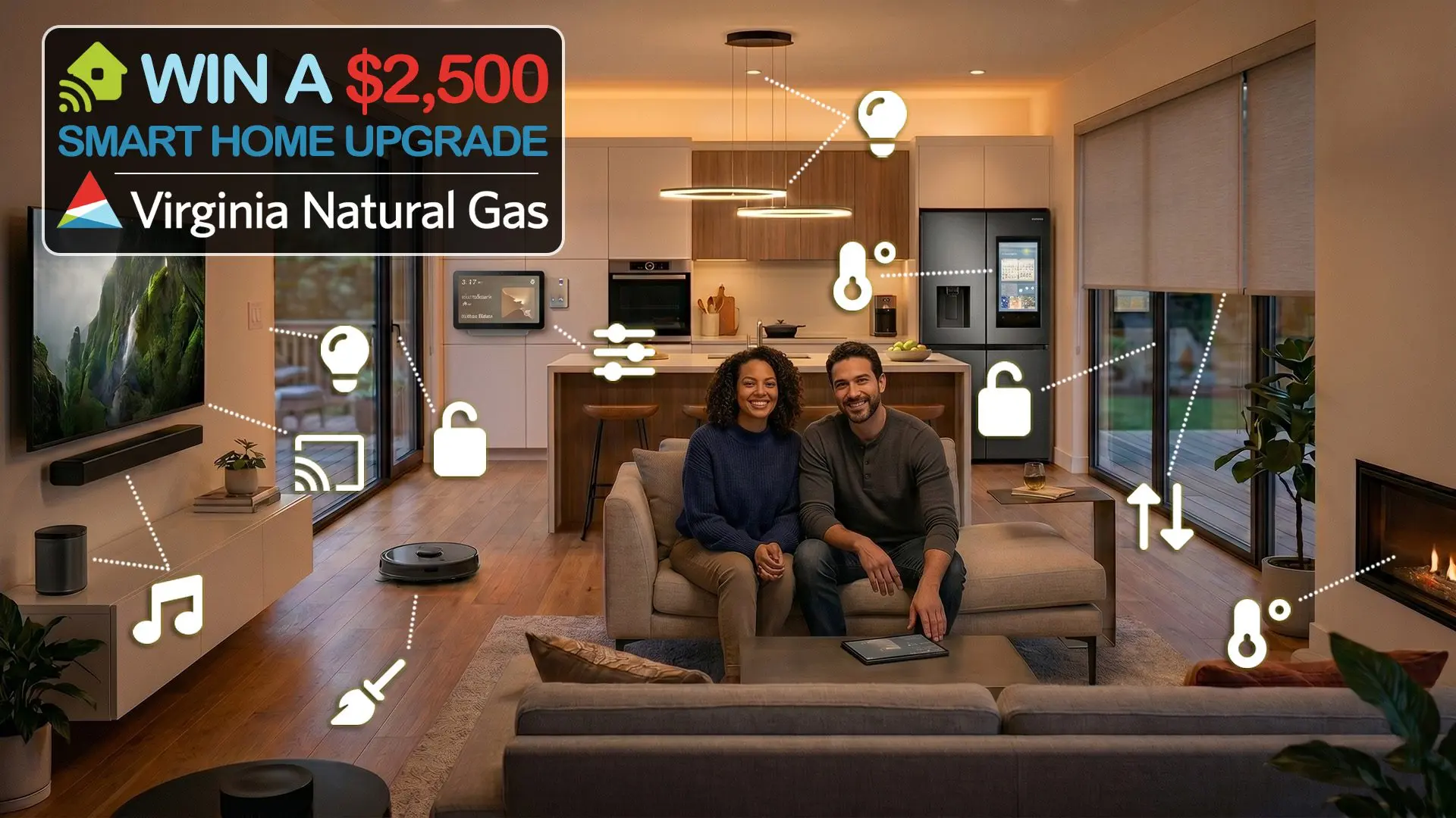 Win a $2,500 Smart Home Upgrade with Virginia Natural Gas!